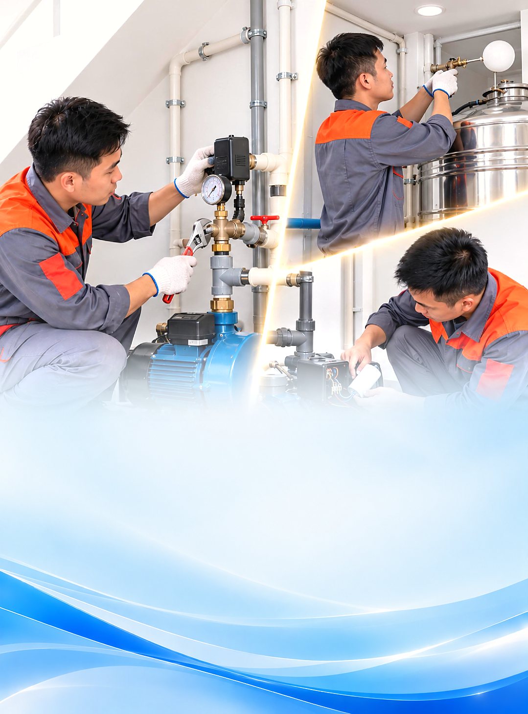 Thợ Điện Nước Bách Khoa sửa máy bơm nước tại nhà Hà Nội