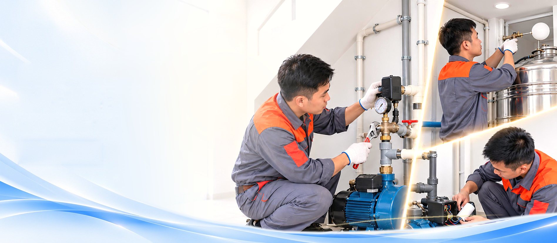 Thợ Điện Nước Bách Khoa sửa máy bơm nước tại nhà Hà Nội