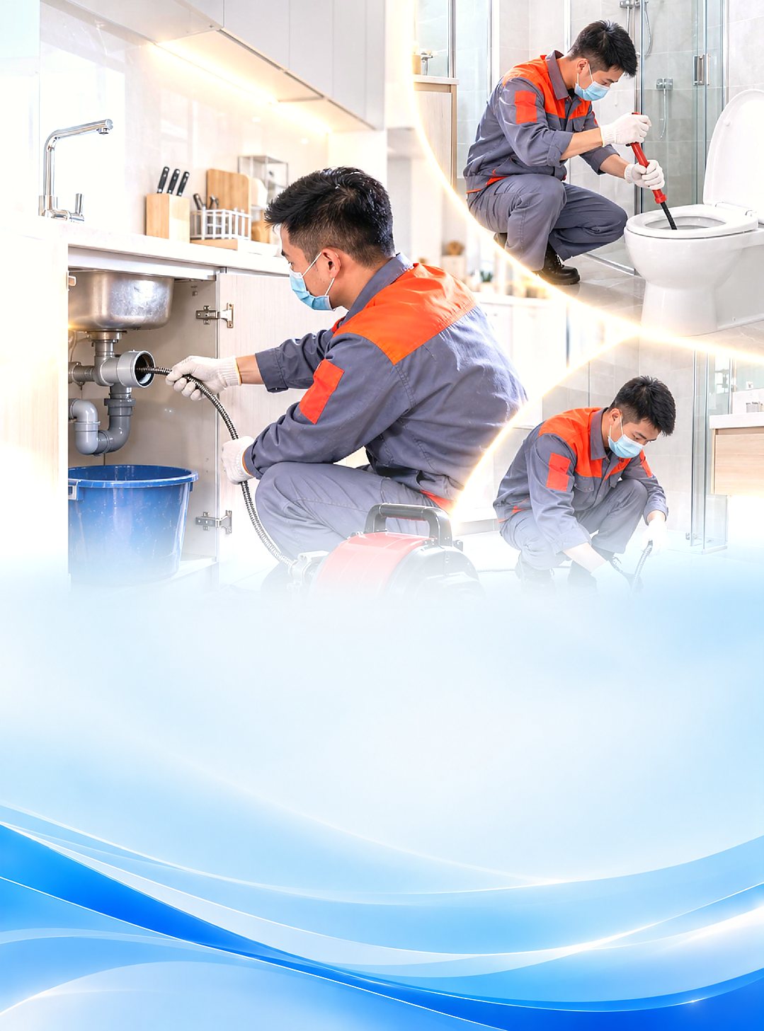 Thợ Điện Nước Bách Khoa thông tắc cống, bồn cầu, chậu rửa tại Hà Nội