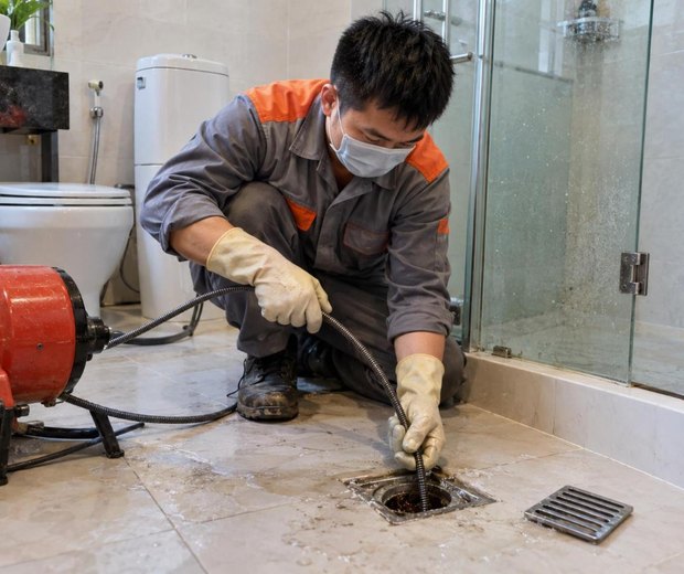 Thợ ĐNBK thông tắc thoát sàn nhà tắm